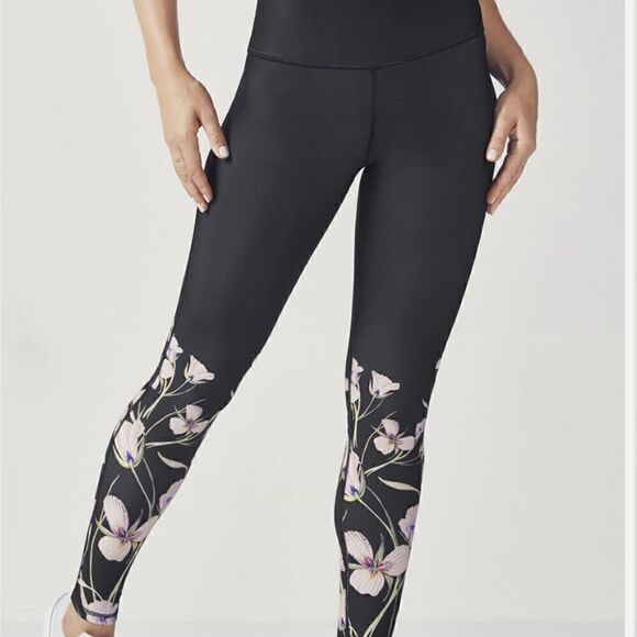 Fabletics cascading flowers high waisted leggings - Picture 1 of 8